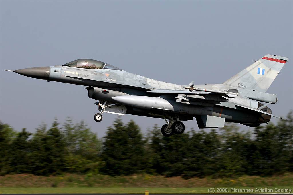 26 ETSL060511 F-16C 054 GD 01 Hellenic Air Force F-16C 054 of 111 PM/341 Mira - Lechfeld AB, 11 May 2006 (C) Gilles Denis